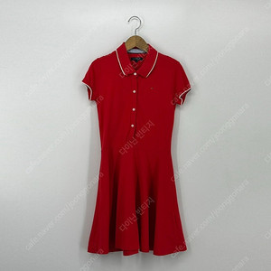 타미힐피거 미니 카라 원피스 (14 size / RED)