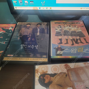 영화 dvd 살인의추억,스윙걸즈,달콤살벌한연인,황혼에서 새벽까지 4개 묶어서 합니다