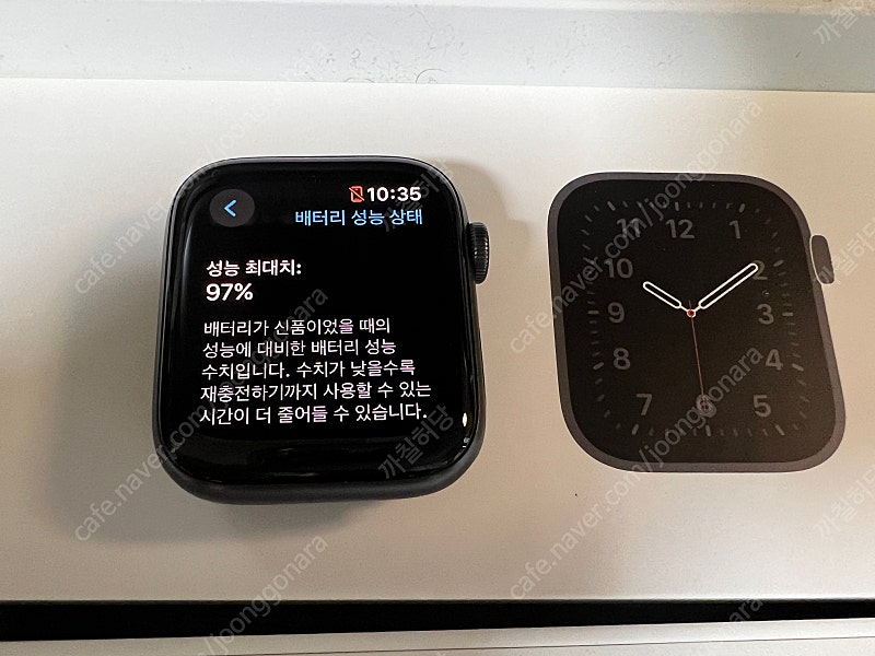 애플워치se 44mm GPS 블랙 S급 판매