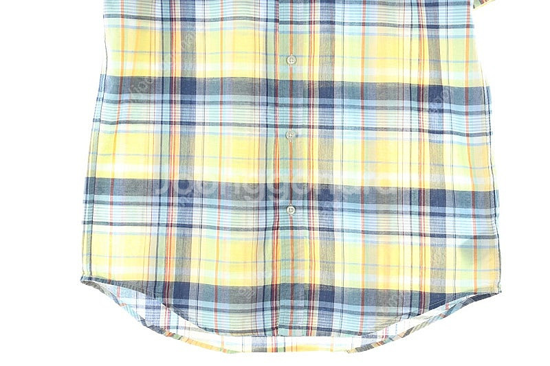 (XL) 폴로 랄프로렌 반팔셔츠 남방 체크 면 아메카지...--2