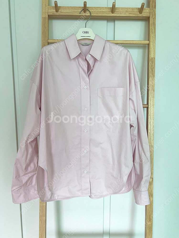 ORR 오르 보이 박스 셔츠 라이트핑크 M--2