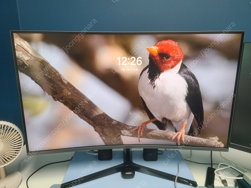 대구 직거래만) 삼성 32인치 QHD 커브드 게이밍 모니터 144HZ 지원 (LC32JG54QQKXKR)