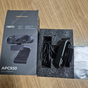 엠코 ABKO APC930 QHD 웹캠 PC카메라 분양합니다.