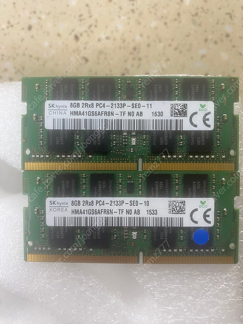 하이닉스 노트북 메모리 ddr4 8gb 두개 16gb 4만