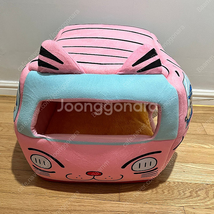 짱구 유치원버스 투웨이 고양이 강아지 숨숨집&쿠션--1