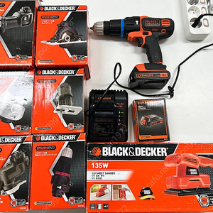 (전동공구) 블랙앤데커 멀티 이보 black & decker multi evo 6종 툴 + 샌더기 + 해머드릴 본체