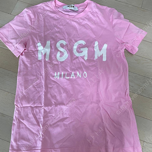 msgm 여성 반팔