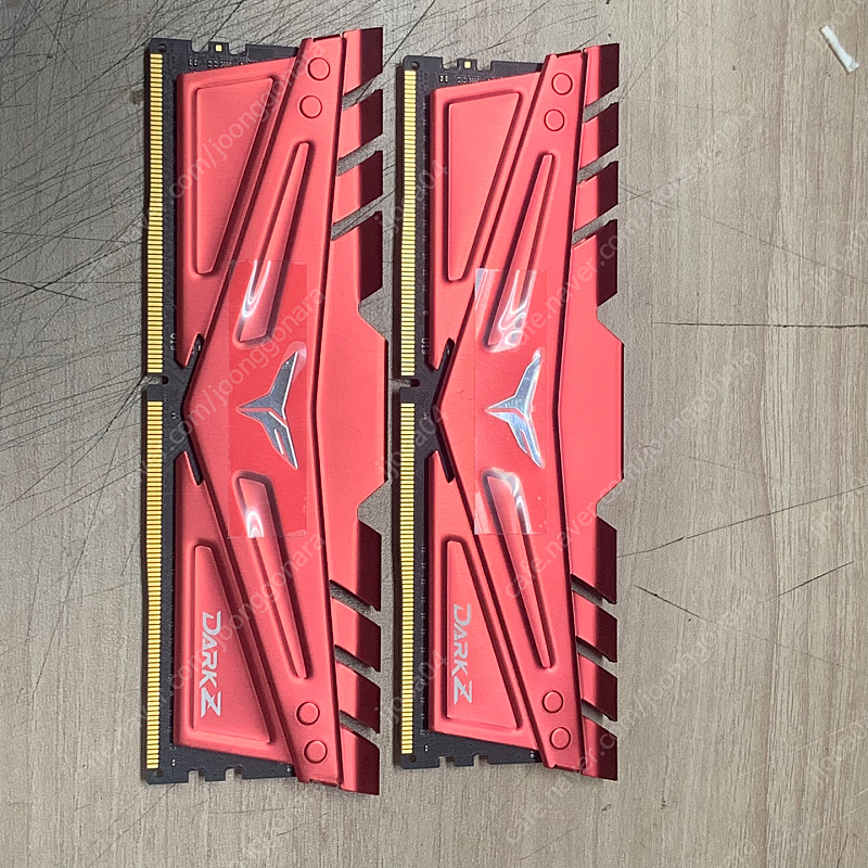 팀그룹 T-force DARK Z RED 패키지 DDR4 3200 8gb*2 16gb