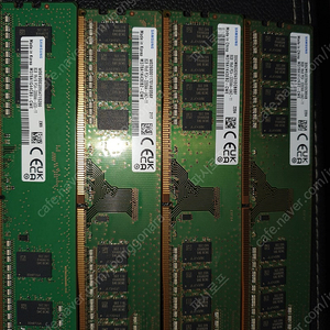 삼성 DDR4 3200 8GB X 4EA 팝니다.