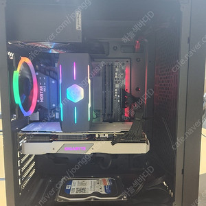 (개인판매) 컴퓨터 본체 데스크탑 라이젠 5 3600, RTX 2070s , DDR4 16G, 용량 2T 본체 팔아요