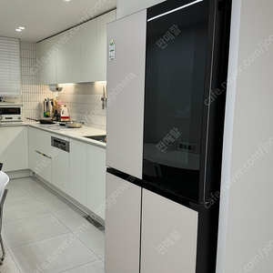 LG오브제 노크온 매직스페이스 냉장고 판매 (올베이지) m870gbb451