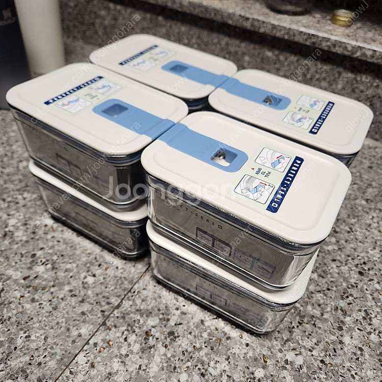 네오플램 퍼펙트씰 내열 유리 밀폐 용기 500ml--5
