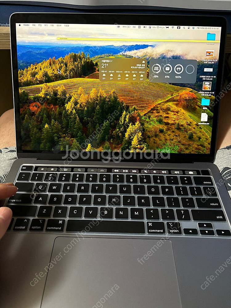 맥북프로(2022) 13인치 m2 16gb ram 25...--3