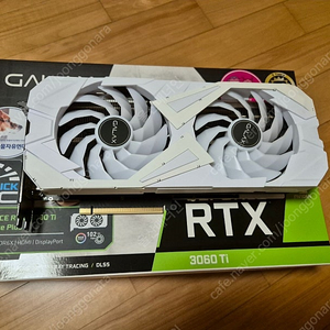 신품급 갤럭시 RTX 3060 Ti PLUS EX WHITE OC V2 D6X 8GB 보증 많음 galax 그래픽카드