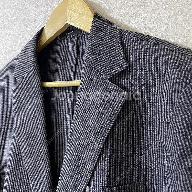 갤럭시 남성 블렌드 깅엄 체크 자켓 100 (남성 95...--1