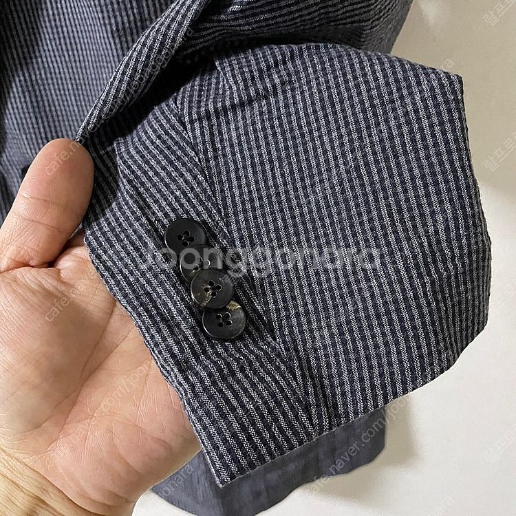 갤럭시 남성 블렌드 깅엄 체크 자켓 100 (남성 95...--4