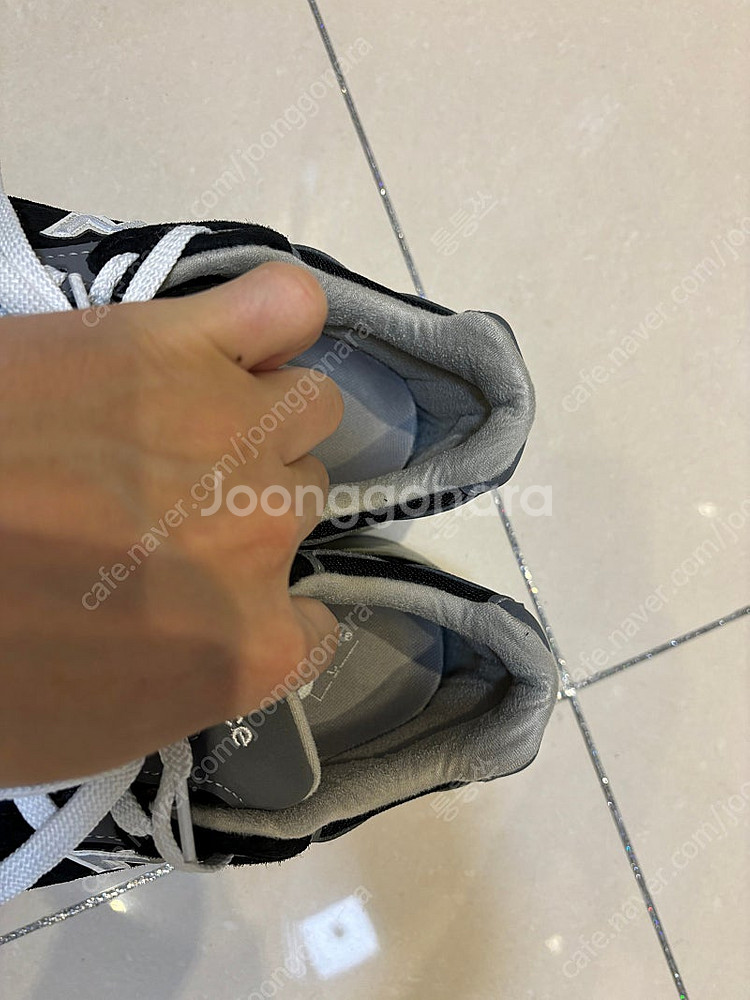 (260) 뉴발란스 992 블랙그레이--1