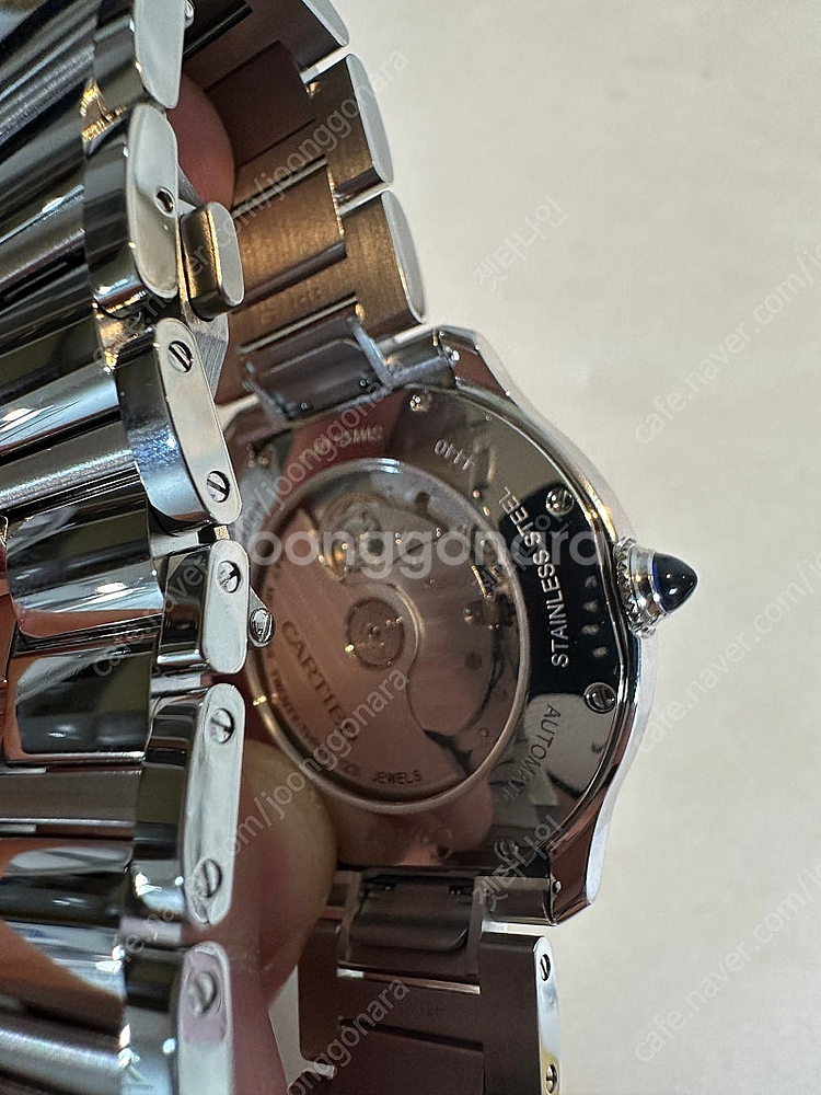 [판매] 까르띠에 롱드 머스트 40mm 오토매틱 (22년 11월 국내 백화점 스탬핑)--4