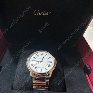 [판매] 까르띠에 롱드 머스트 40mm 오토매틱 (22년 11월 국내 백화점 스탬핑)