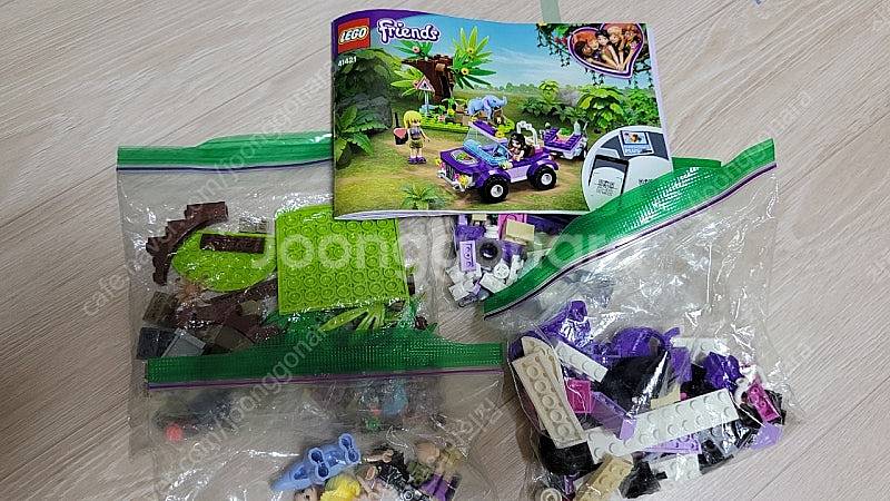 레고프렌즈 41421 아기코끼리 숲속구조--1