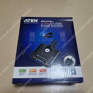 Aten petite 2-Port USB KVM Switch 미사용