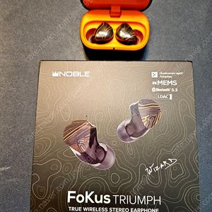 노블 포커스 트라이엄프 (Noble Fokus Triumph) 블루투스 코드리스 이어폰