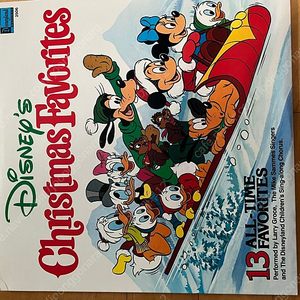 급처) 소장 가치 1979 디즈니 DISNEY Christmas Favorites LP