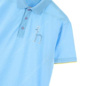 (XL) 헤지스 반팔 카라 티셔츠 연하늘 골프 기능성 한정판