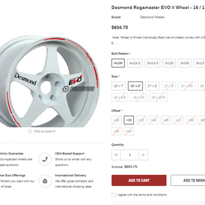 Desmond regamaster eve 2 wheel 데스몬드 레가맥스 에보2