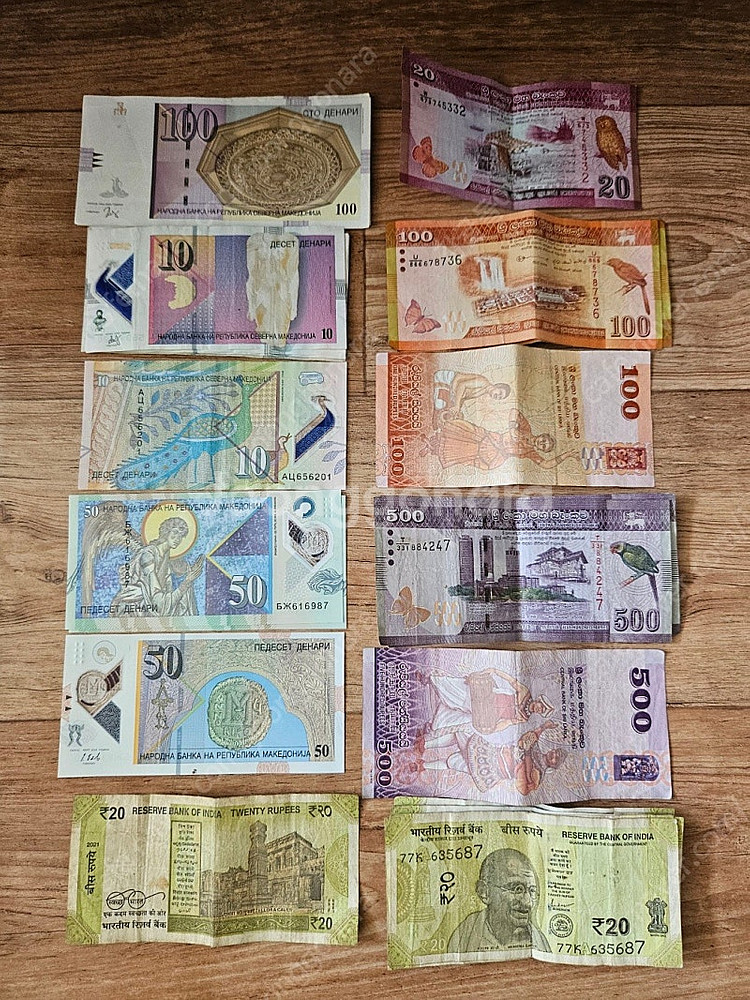 스리랑카 루피, 인도 루피 팝니다.--0