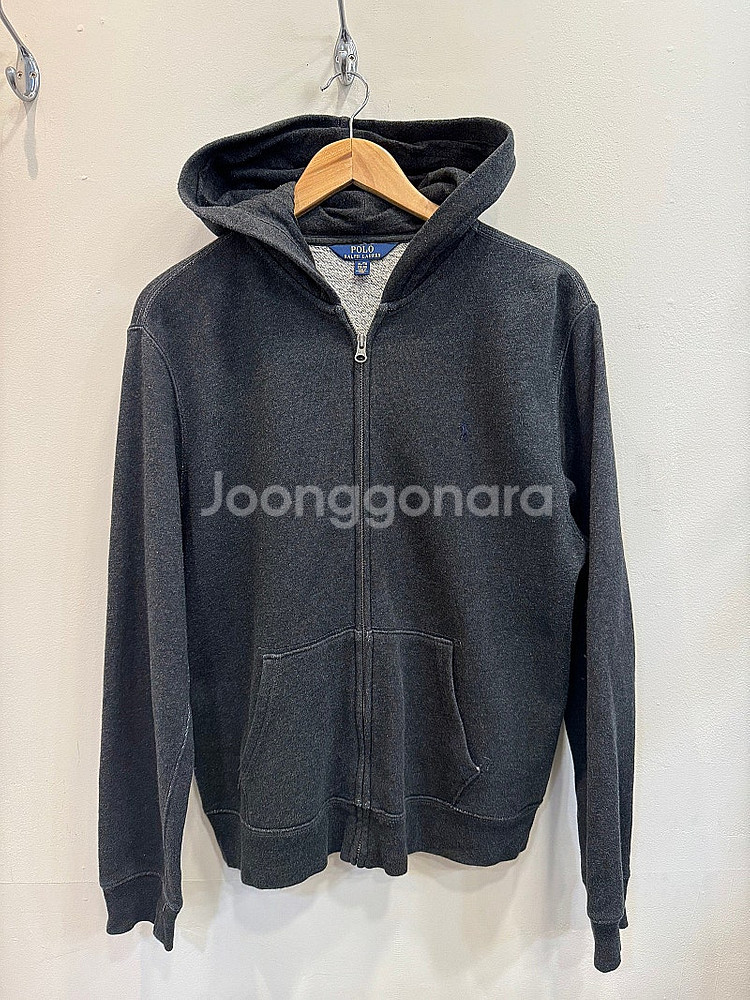 Polo 폴로 랄프로렌 차콜그레이 후드집업 자켓--0
