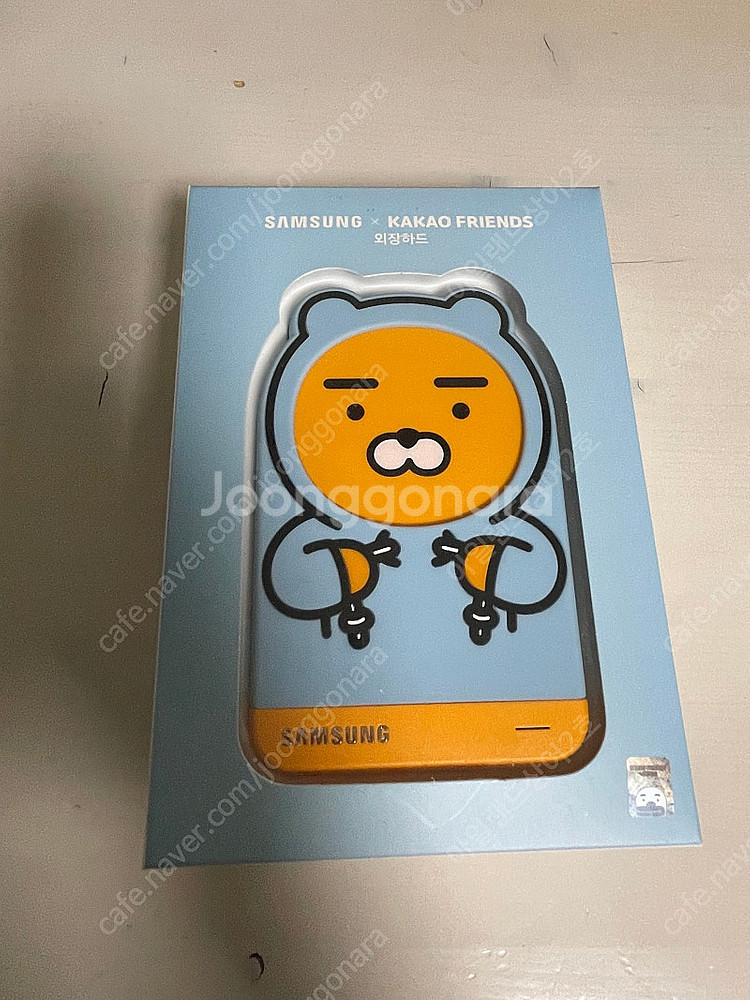 삼성 카카오프렌즈 라이언 외장하드 1TB 미개봉--0