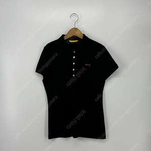 루이스까스텔 여성 반팔 카라 티셔츠 (100 size BLACK)