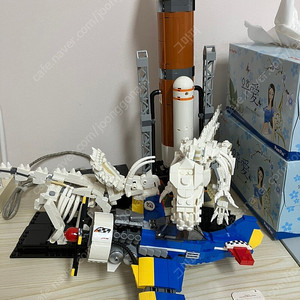 레고 60228 우주 로켓과 발사 관제소 정크, 레고 21320 레고 공룡화석 정크 ,31094 크레이터경주용비행기 일괄판매