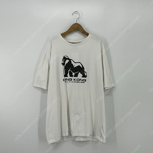 킹콩 프린팅 반팔 티셔츠 (4XL size / WHITE)