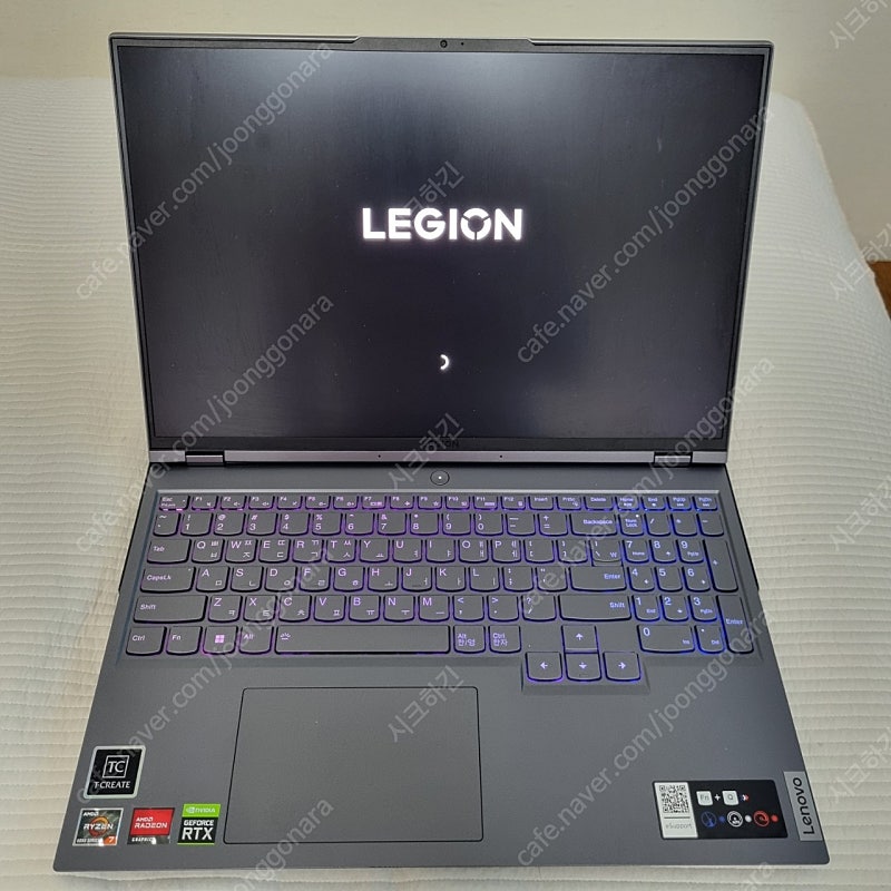 급처-레노버 리전5 프로 라이젠6800 rtx3060 게이밍노트북