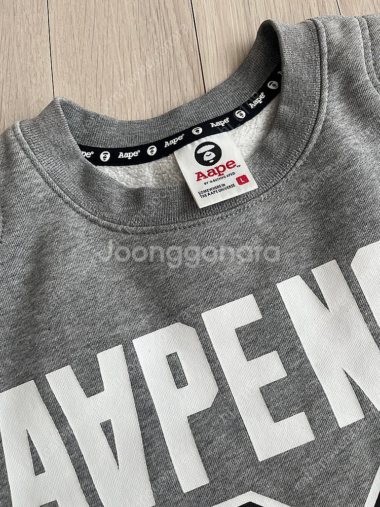 베이프 BAPE 맨투맨, 도쿄 매장 구매 정품--8