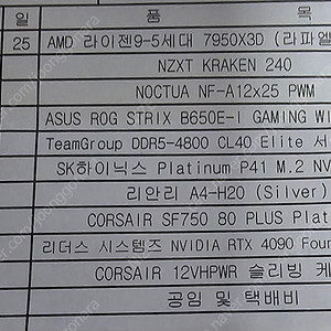 7950x rtx4090 미니 itx 완본체 판매 개인