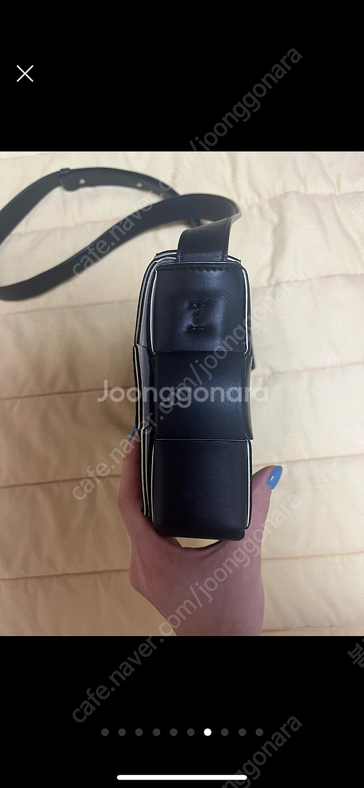 보테가베네타 카세트백 블랙--6