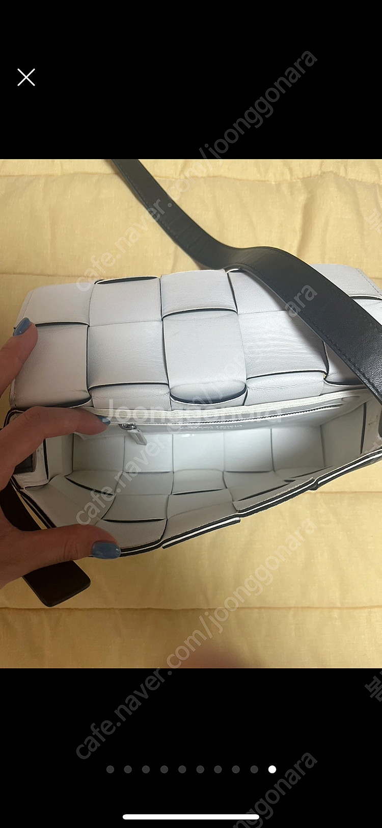 보테가베네타 카세트백 블랙--9