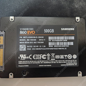 삼성 860 EVO SSD 500GB 500기가 500G 팝니다. l