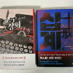 신간 추리소설 베스트셀러 (총2권)