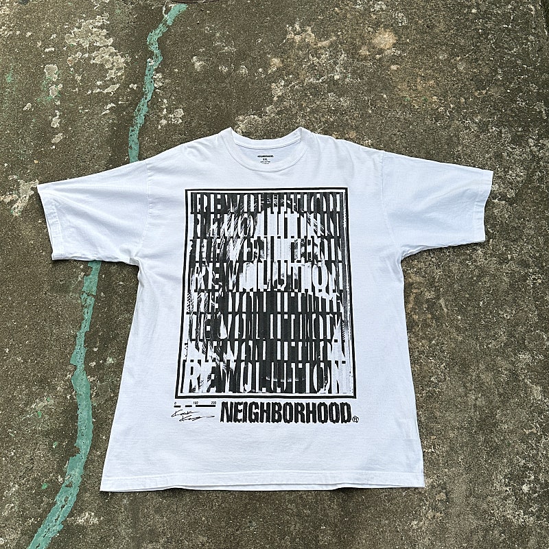 NEIGHBORHOOD 네이버후드 코스케 카와무라 협업 티셔츠 XXL 사이즈