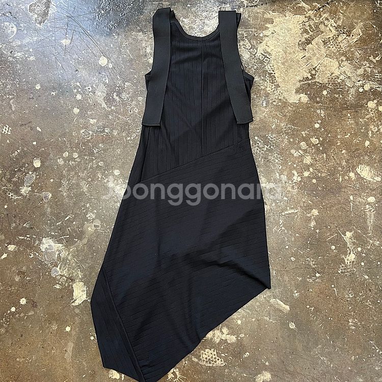 S) ZARA 자라 니트 나시 원피스 언발 민소매 원피...--3