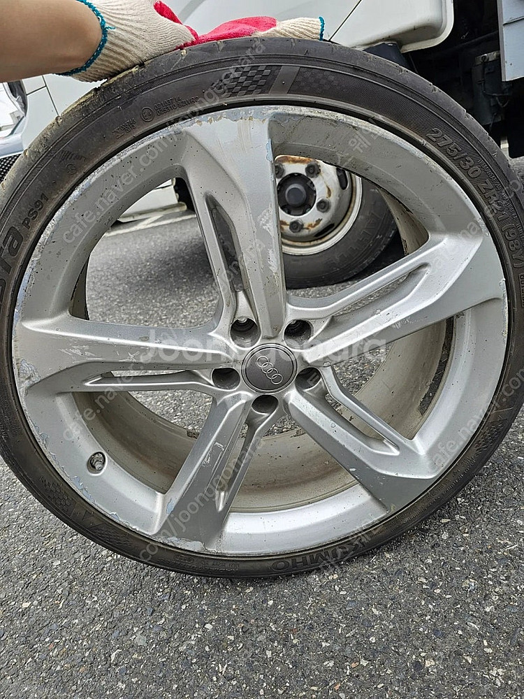 (정품 전국최저가) RS7 정품 21인치 휠 타이어 팝니다--4