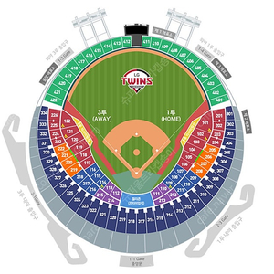 7월 19일 20일 21일 LG vs 두산 잠실야구장 경기 티켓 판매합니다 3루 오렌지