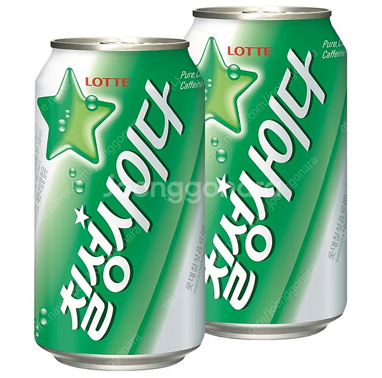 무료배송)롯데 칠성사이다 355ml X 24캔--0
