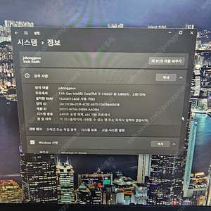 레이저블레이드 스텔스 13 1650ti 판매합니다