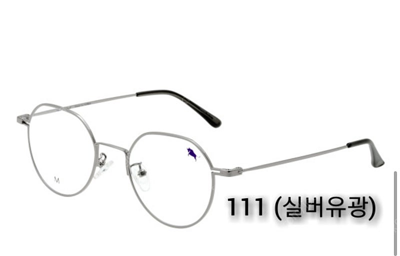 룩옵티컬 LC5914 111 실버메탈 초경량 블루라이트 차단 안경