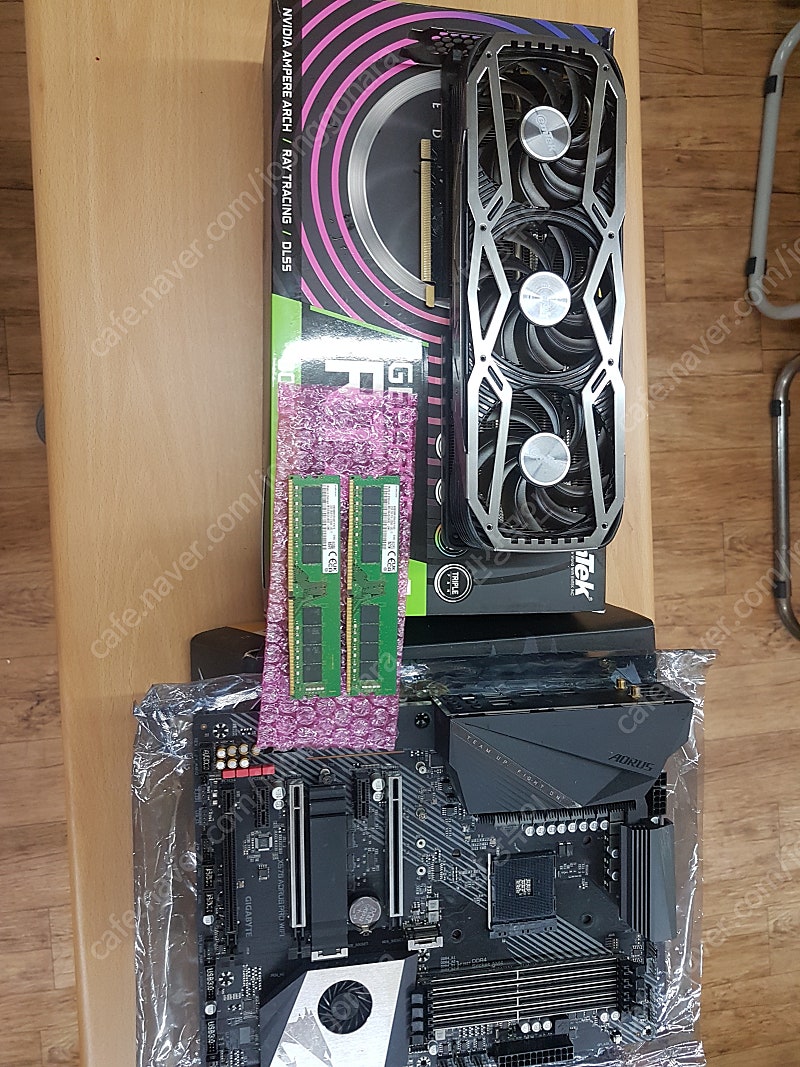 RTX3090(이엠텍)+X570 pro(기가바이트)+삼...--0